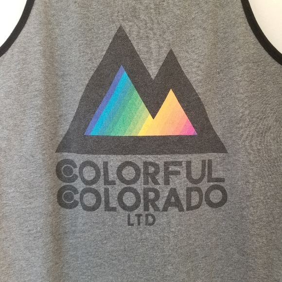 Colorful Colorado mountain tank top - Picture 6 of 6